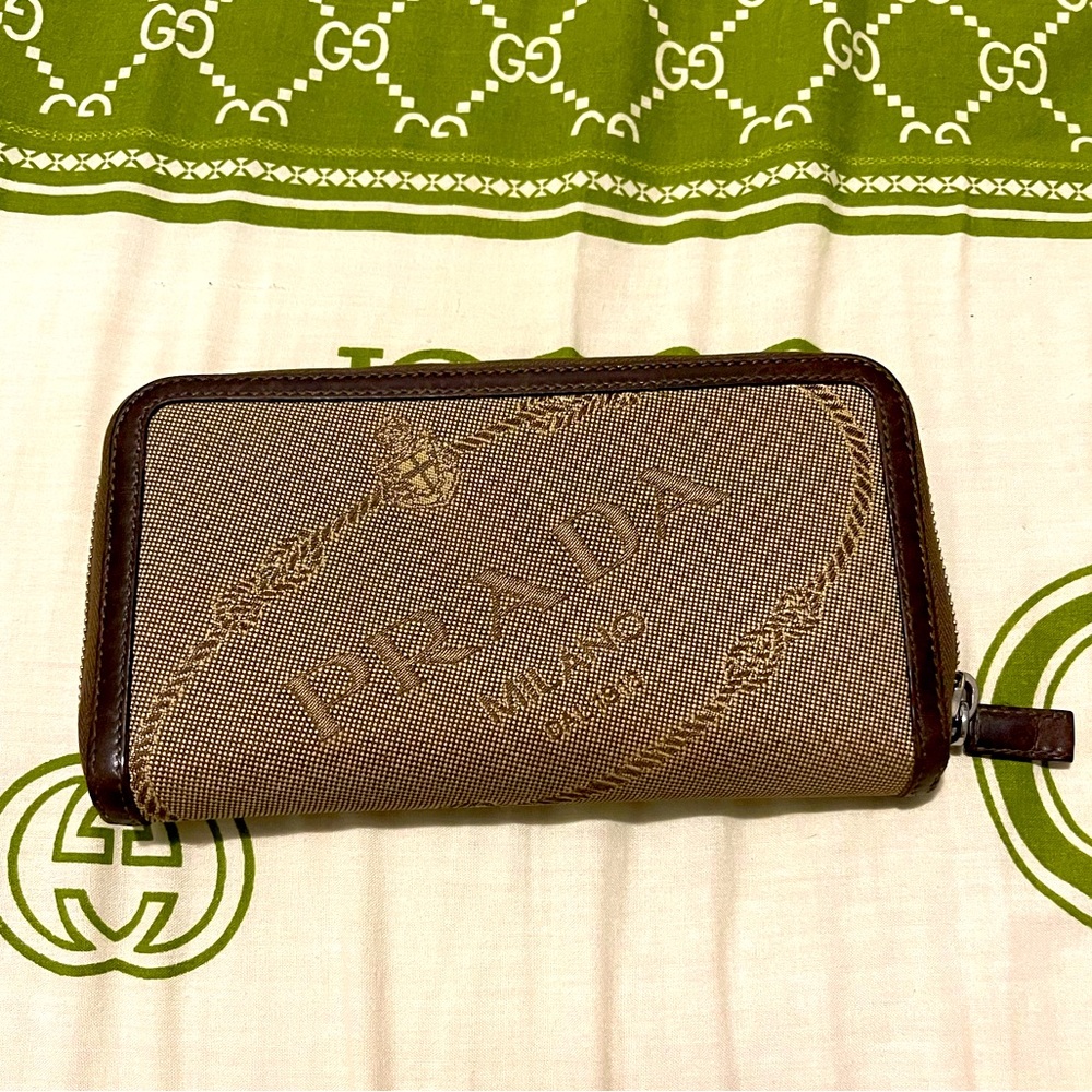 AUTHENTIC PRADA LONG WALLET